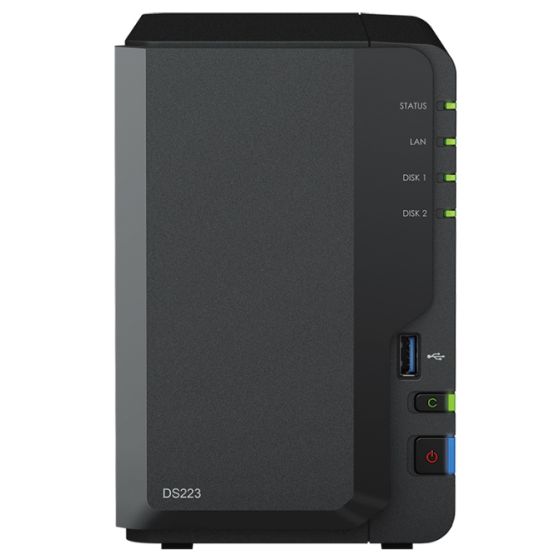 Synology DS223 inkl. 16TB (2x 8TB)